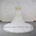 Charming Strapless with Lace Wedding Dress